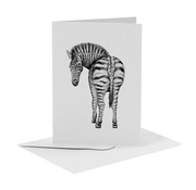 MiesToGo Wenskaart Zebra