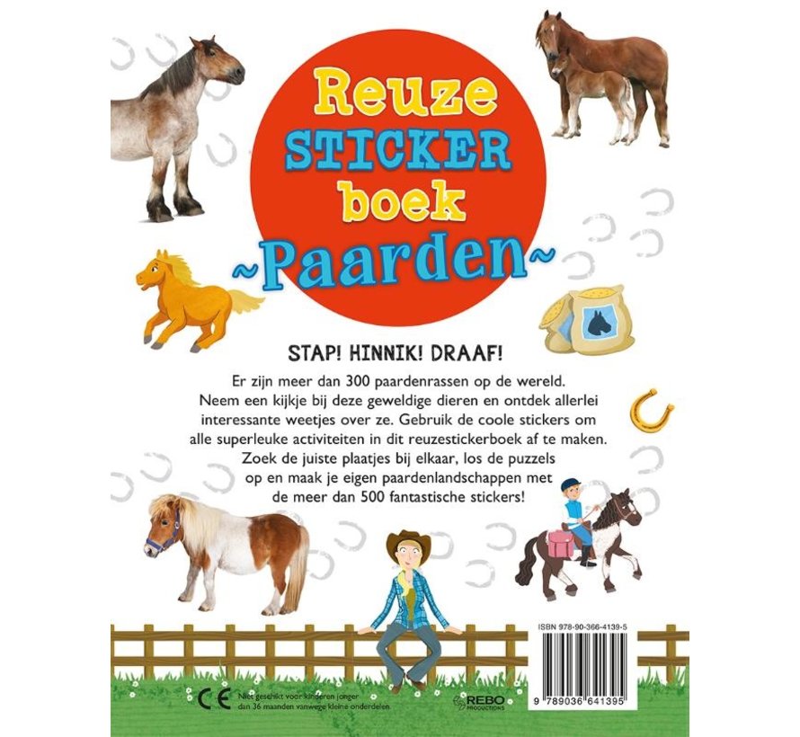 Reuze stickerboek Paarden