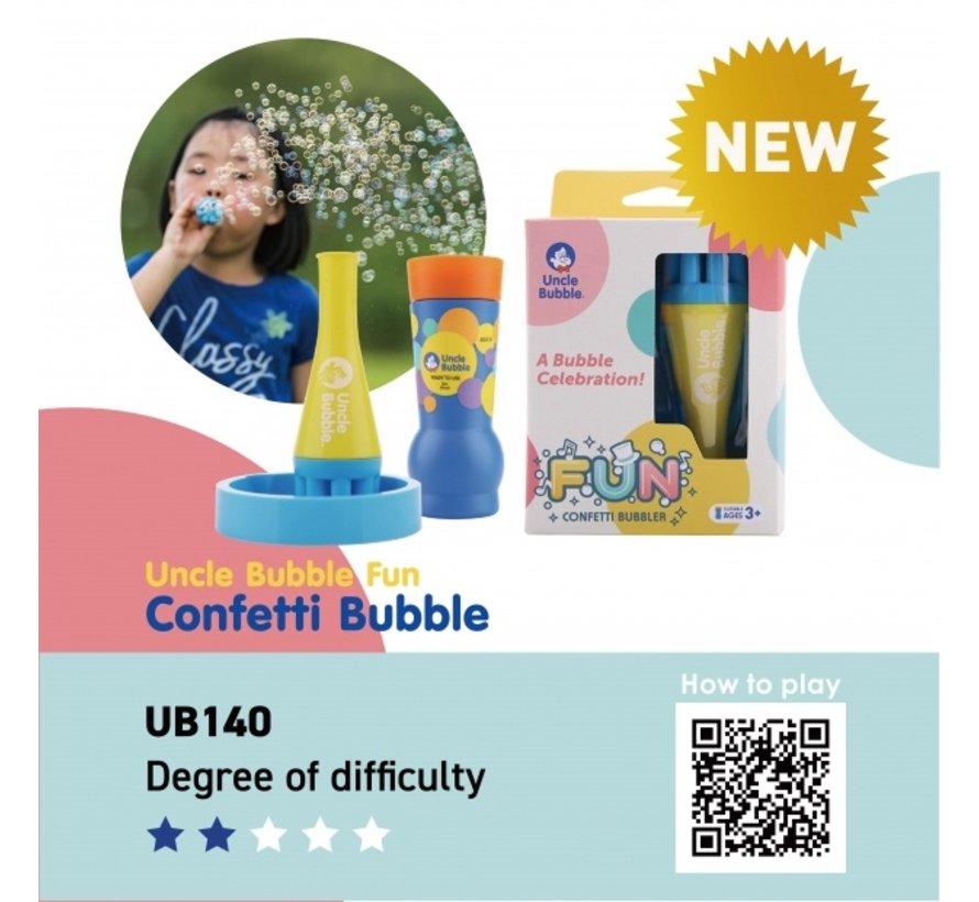 Fun Confetti Bubbler