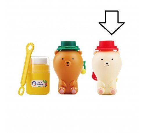 Uncle Bubble Fun Anti-Spill Pals - White Bear