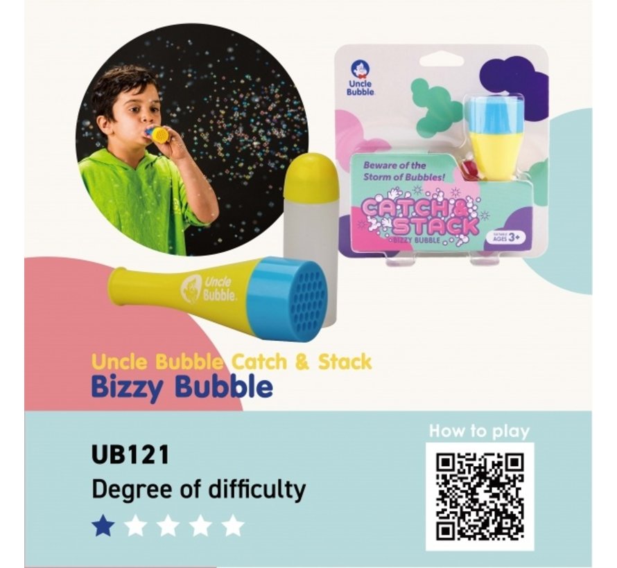 Bellenblaas Catch & Stack Bizzy Bubble Set