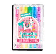 Ooly Funtastic Friends Mini Pastel Gel Pens - Set of 6