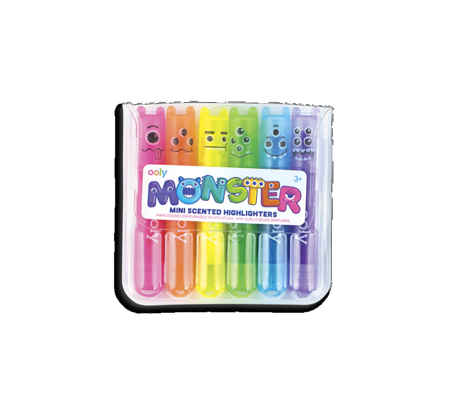 Mini Monster Scented Highlighters