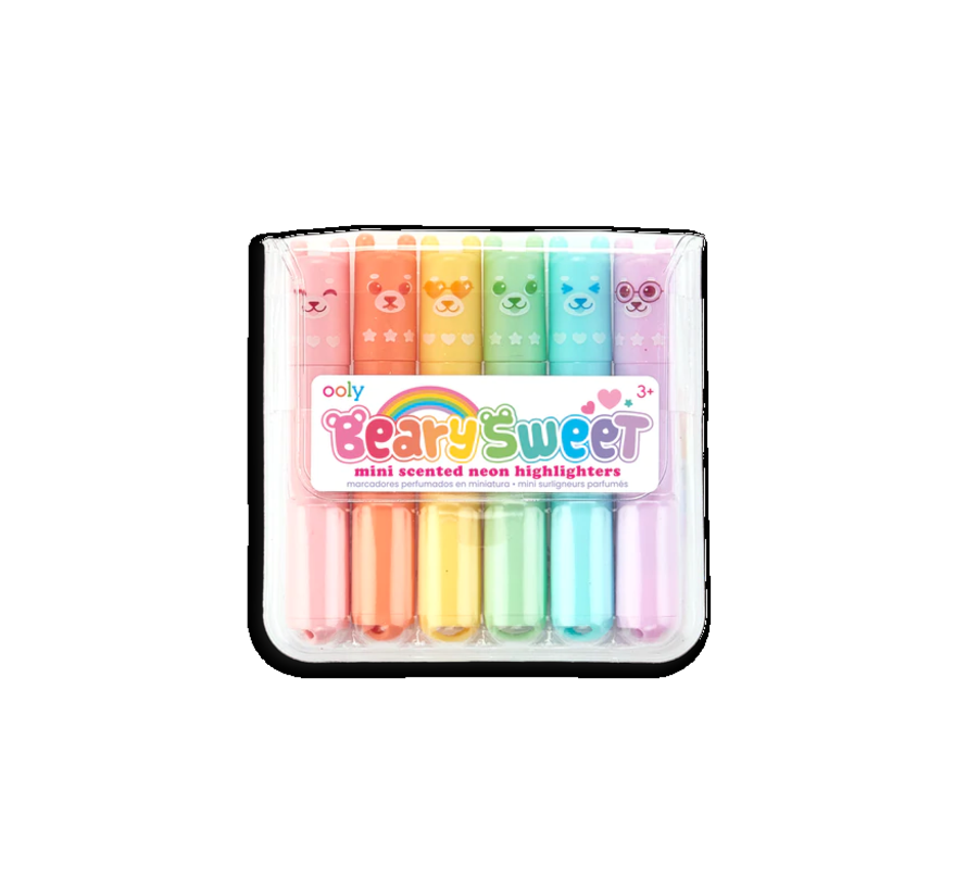 Markeerstiften Sweet Mini set 6-delig