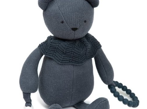 Smallstuff Activiteiten Beer Donker Denim 35cm