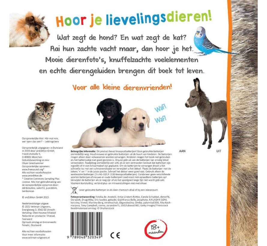 Welk dier hoor ik hier? Lievelingsdieren