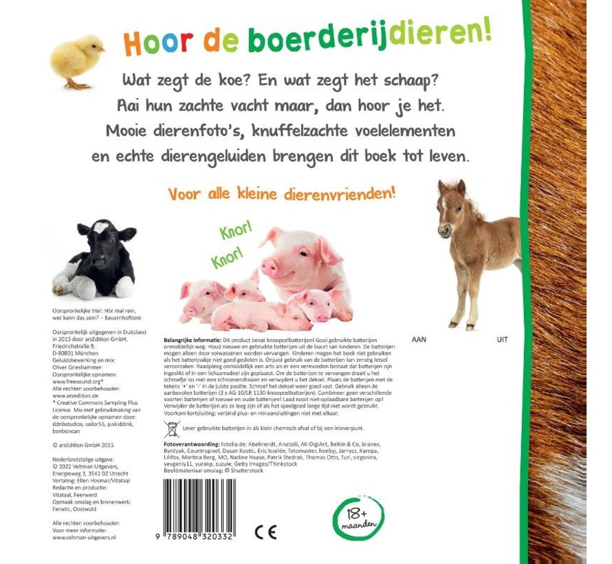 Welk dier hoor ik hier? Boerderijdieren