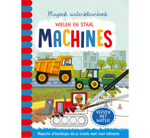 De Lantaarn Magisch waterkleurboek - Machines