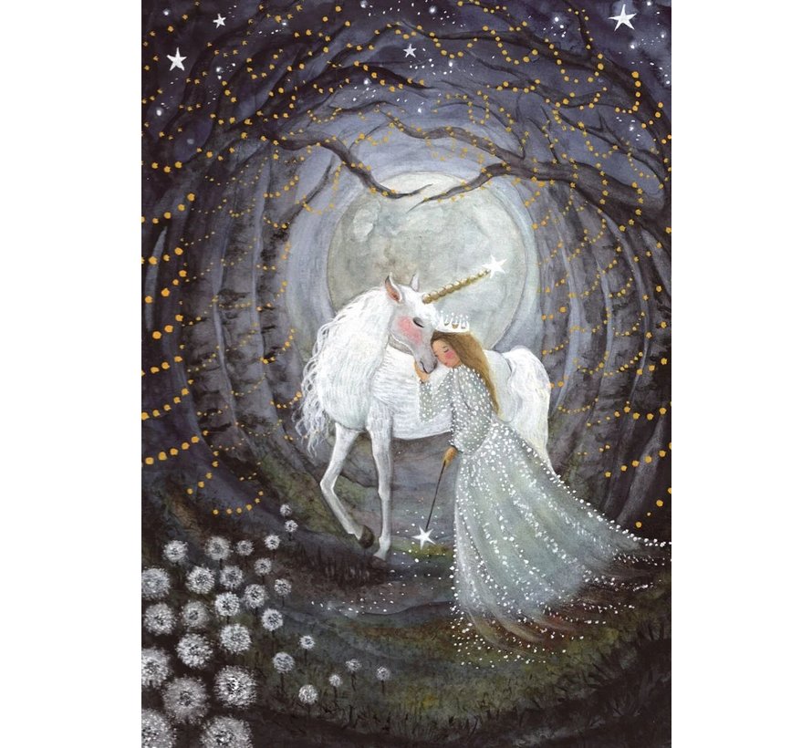 Postcard Stardust Unicorn