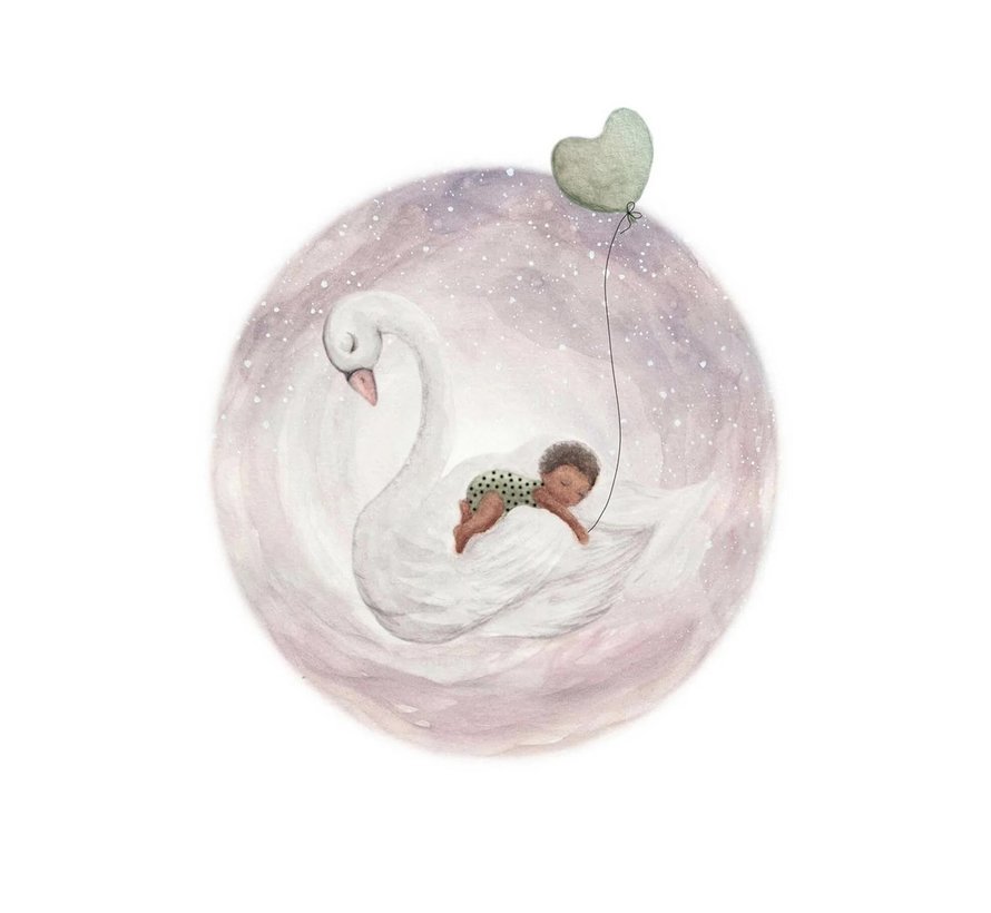 Postkaart Lullababy lilac