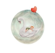 Postkaart Lullababy emerald