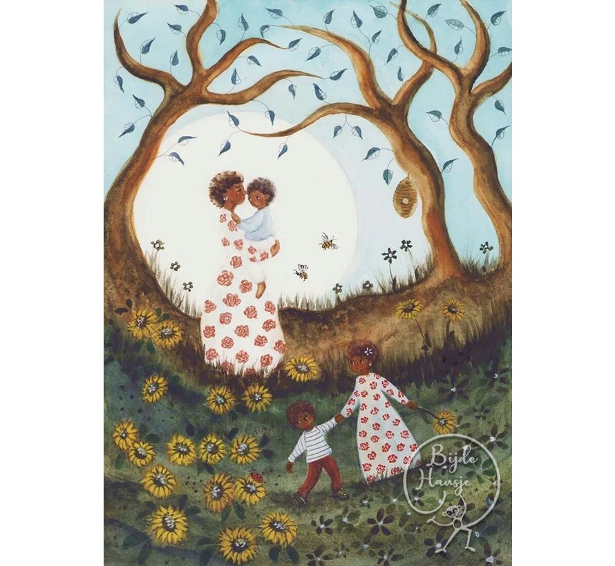 Postkaart Sun flowers