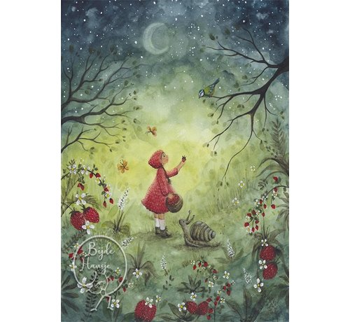 Postkaart strawberry dream