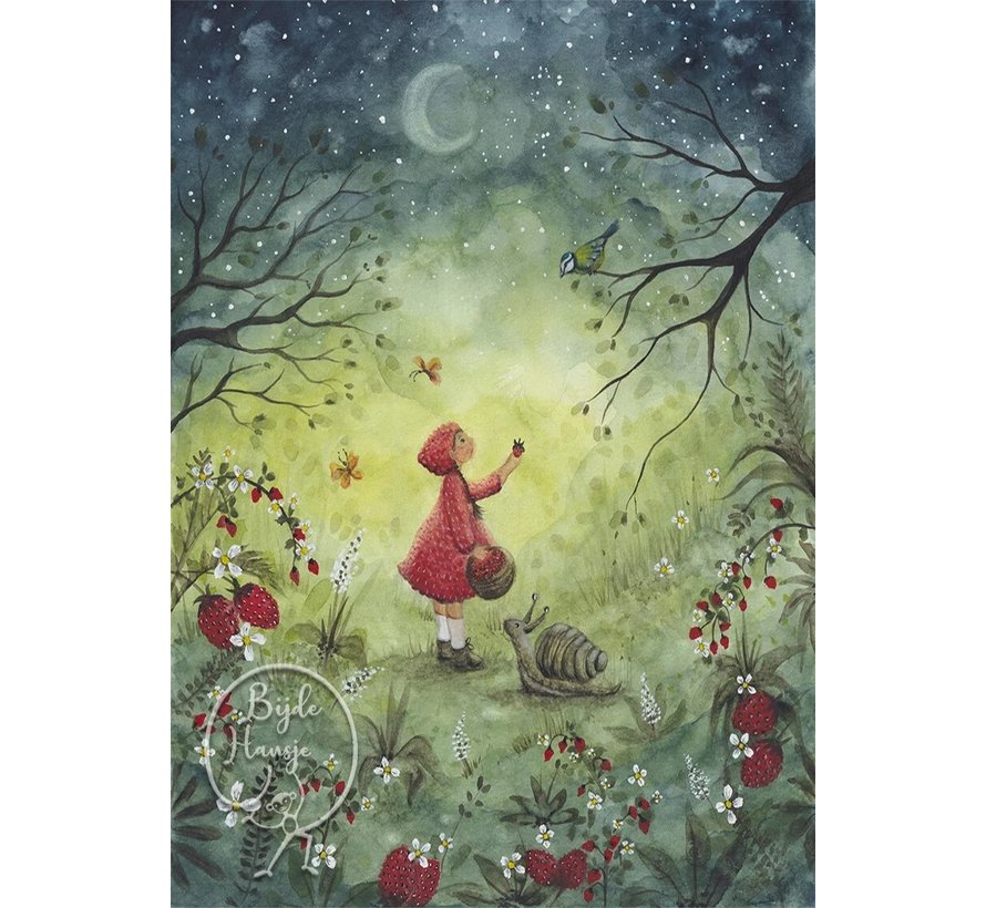 Postkaart strawberry dream