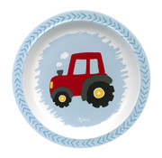 sigikid Bord Melamine Tractor Blauw