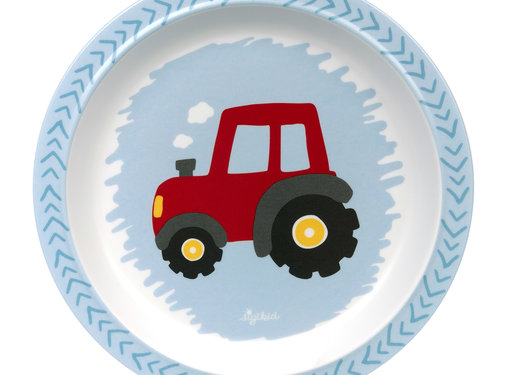 sigikid Bord Melamine Tractor Blauw