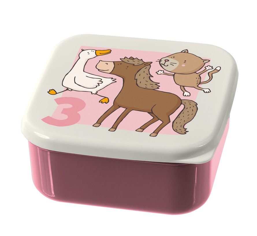 Three-piece set lunchbox Farm