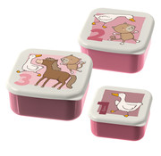 sigikid Three-piece set lunchbox Farm