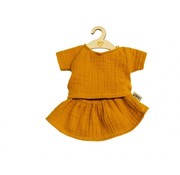 Hollie Poppenjurk en Shirt Double Gauze Ochre