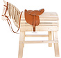 Wooden Horse Saddle and Bridle set