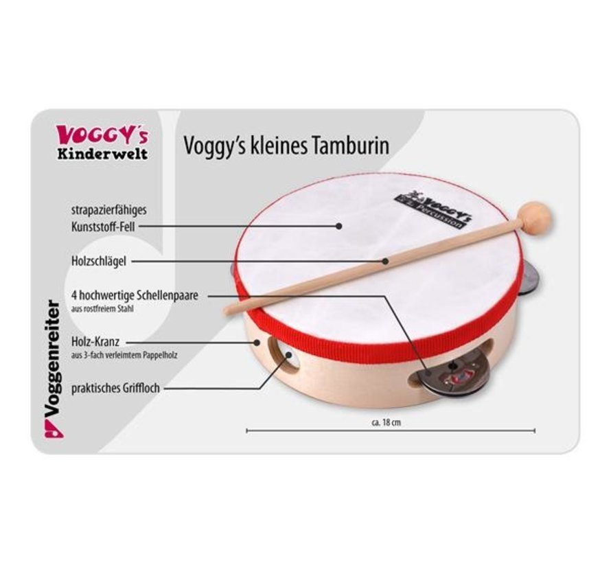 Voggys Tambourine Wood