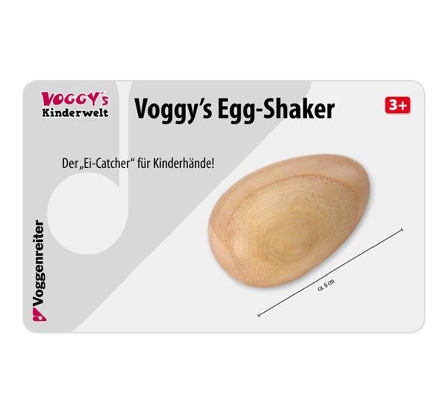 Voggys Egg Shaker Wood