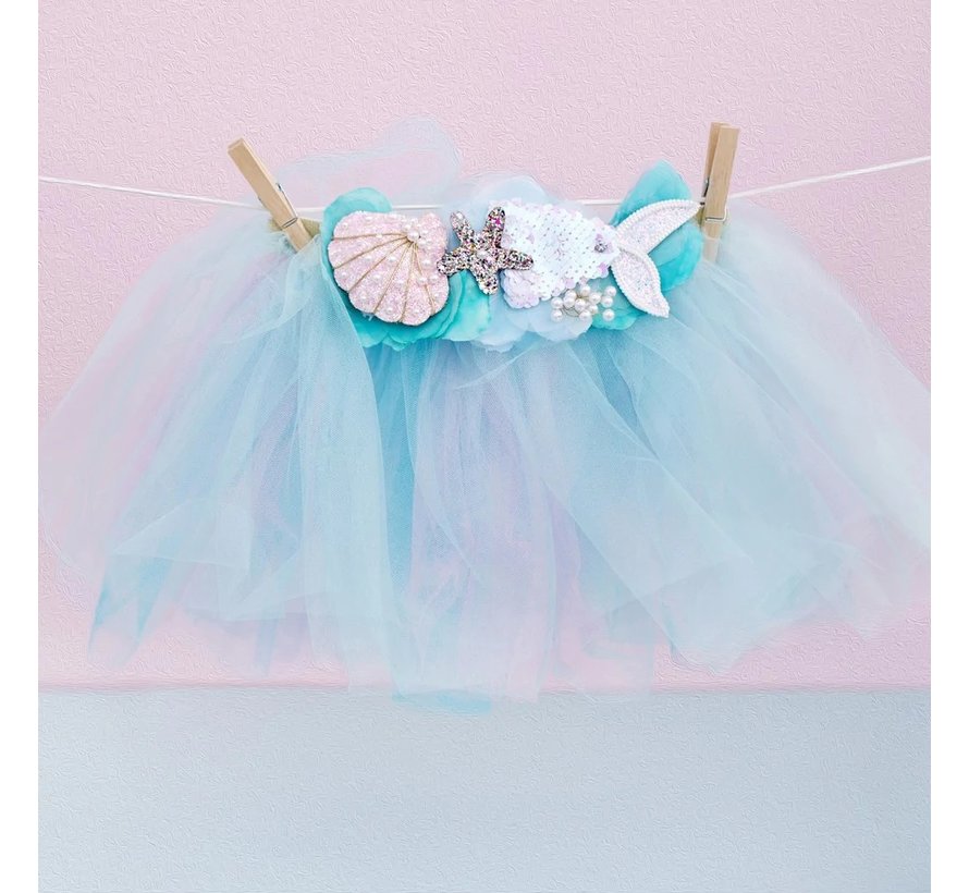 Mermalicious Tutu Pastel Aqua Size 4-6