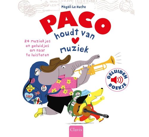 Clavis Paco houdt van muziek (geluidenboekje)