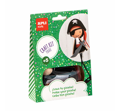 APLI Knutselset Craft Kit Pirate