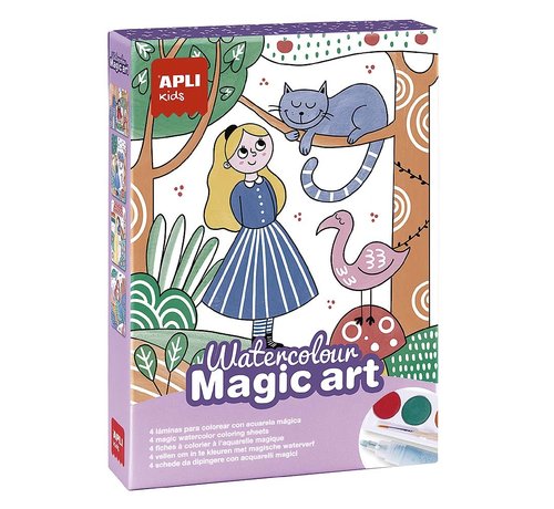 APLI Magic Watercolor Coloring Sheets