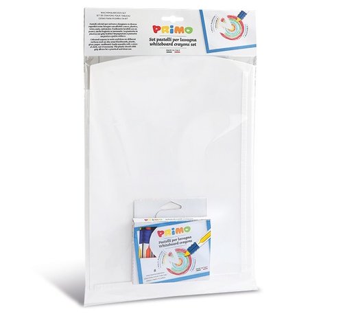 Primo Waskrijt 8 stuks met Grip en Whiteboard