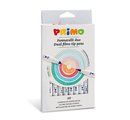 Primo Dual Tip Fibre Pens 2mm and 4.6mm