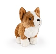 Living Nature Stuffed Animal Sitting Corgi