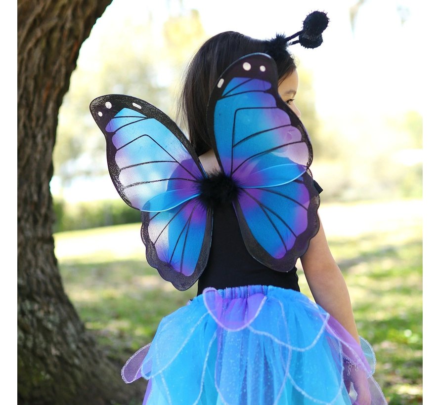 Midnight Butterfly set Blue Size 4-6