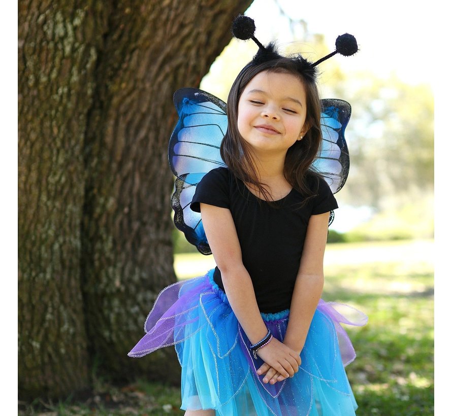 Midnight Butterfly set Blue Size 4-6