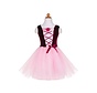 Ribbon and Rose Dress Burgundy Size 7-8