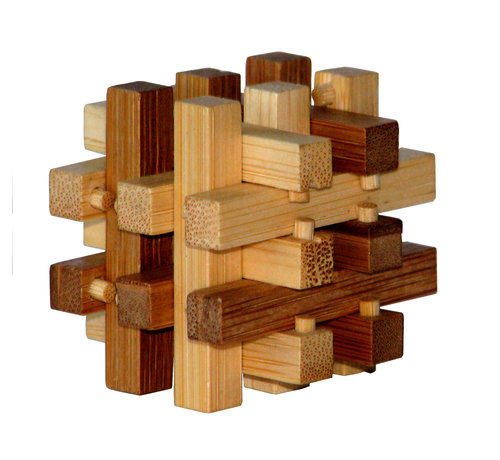 Eureka 3D Bamboo Puzzle Slide