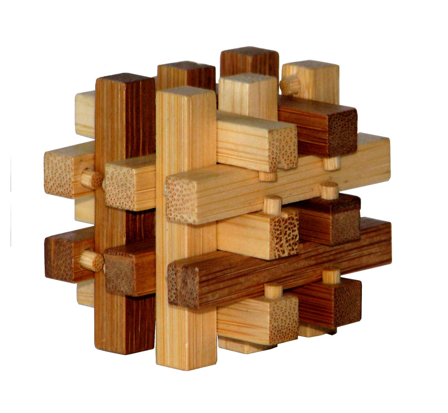 3D Bamboo Puzzle Slide