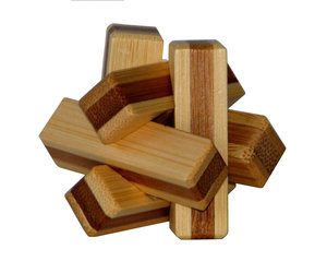Eureka 3D Bamboo Puzzle Firewood -