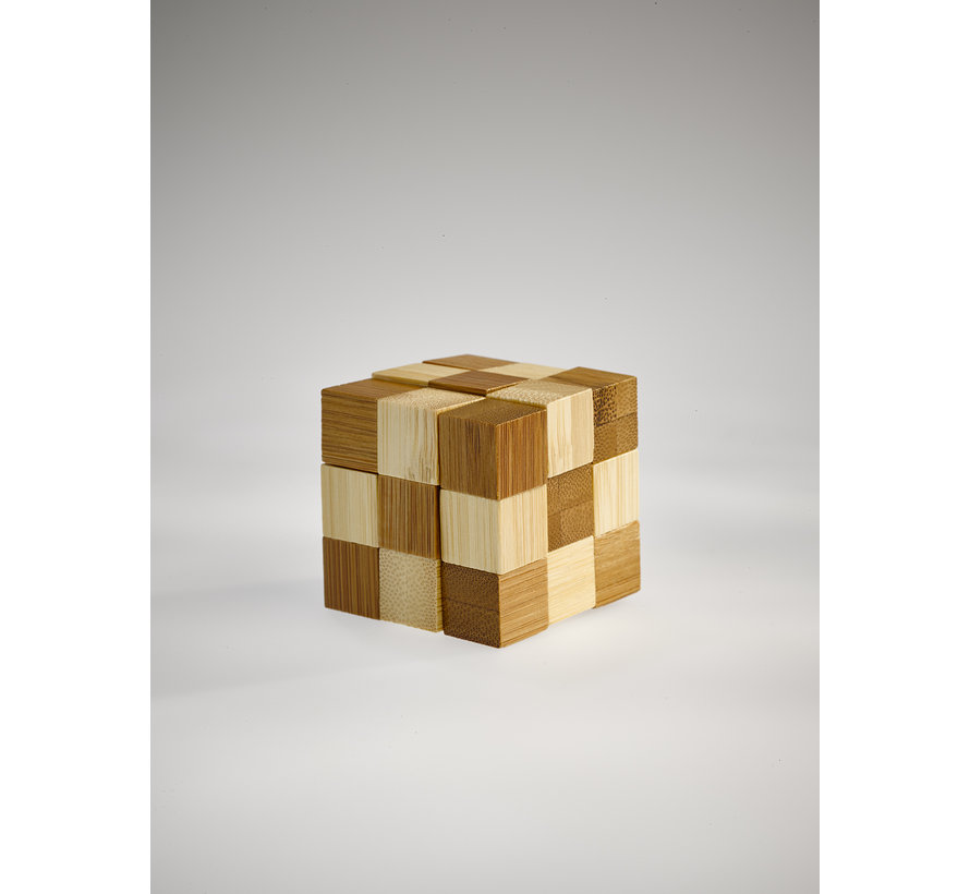 3D Bamboo Puzzle Snake Cubes