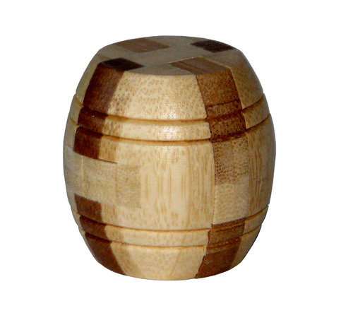 Eureka 3D Bamboo Puzzle Barrel