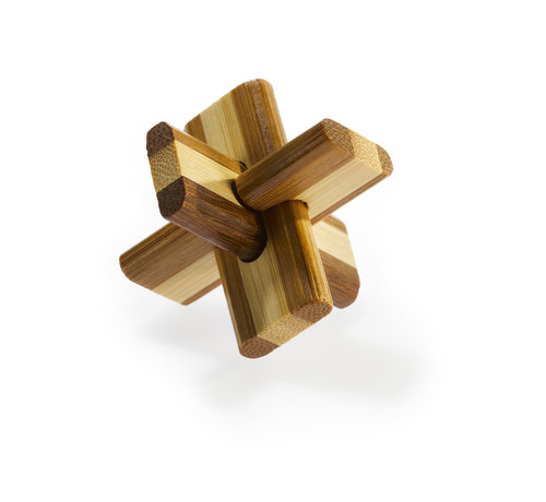 Eureka 3D Bamboo Puzzle Doublecross