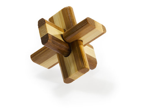 Eureka 3D Bamboo Puzzle Doublecross