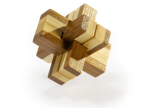 Eureka 3D Bamboo Puzzle Knotty