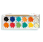 Djeco Watercolors 12 color cakes