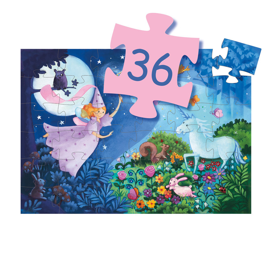 Puzzle The Fairy and the Unicorn 36pcs