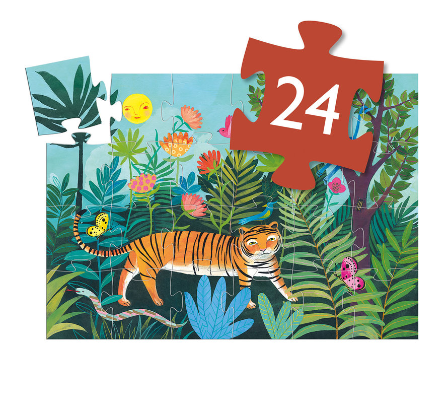 Puzzel De Tocht van de Tijger 24pcs