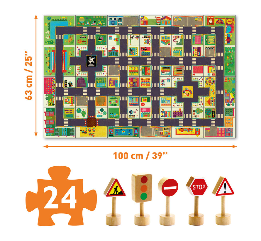 Pop to Play The  city 24 pcs