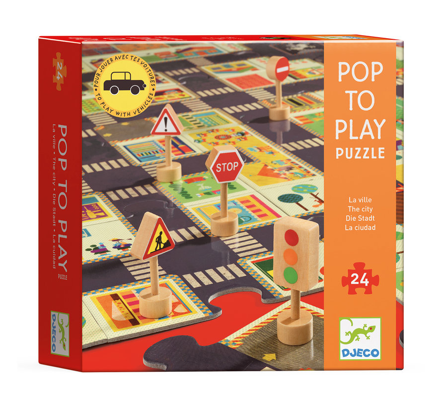 Pop to Play The  city 24 pcs