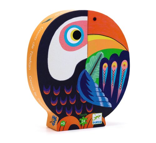 Djeco Puzzel Coco the Toucan 24pcs